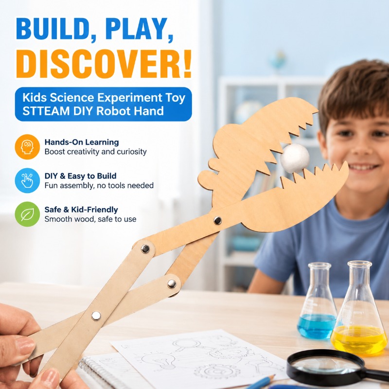 Science Project Robot - Kit de Mão Robótica DIY para