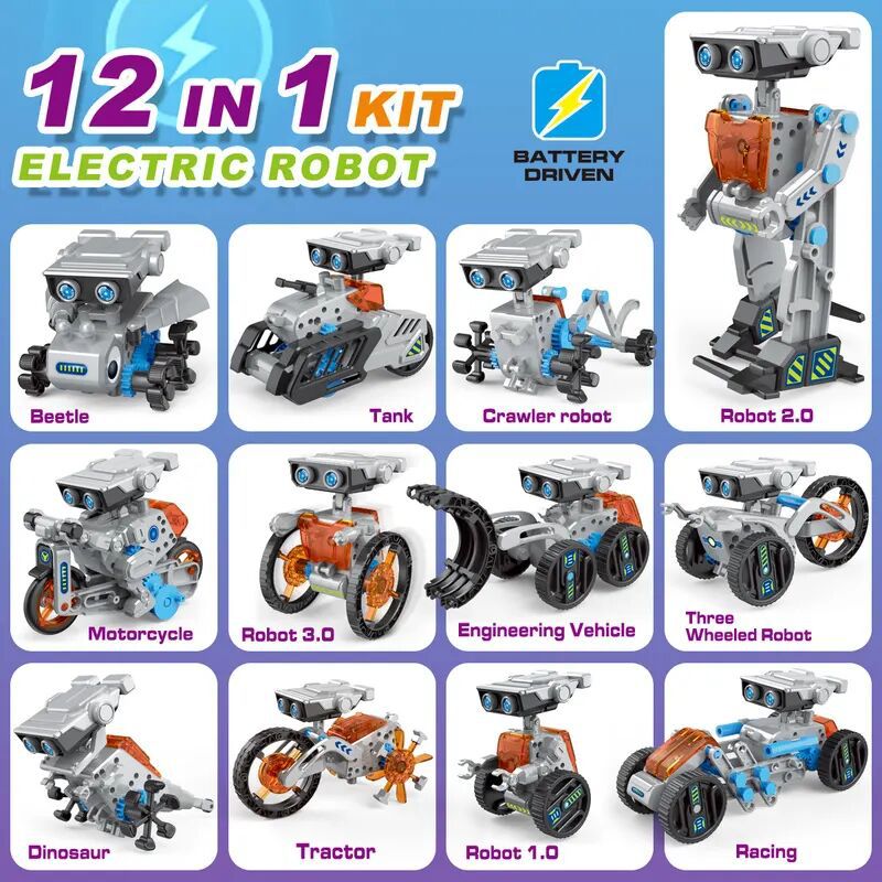 12 em 1 experimento científico - Science Robot avaliação e preço