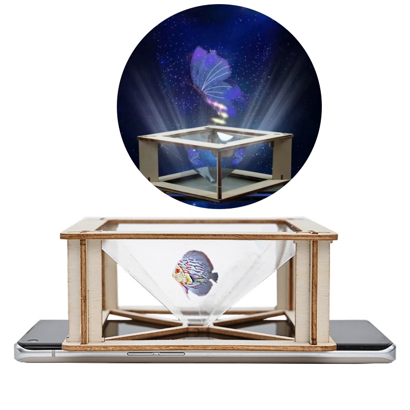 Kit Projetor Holográfico 3D DI - Science Project Kit avaliação e preço