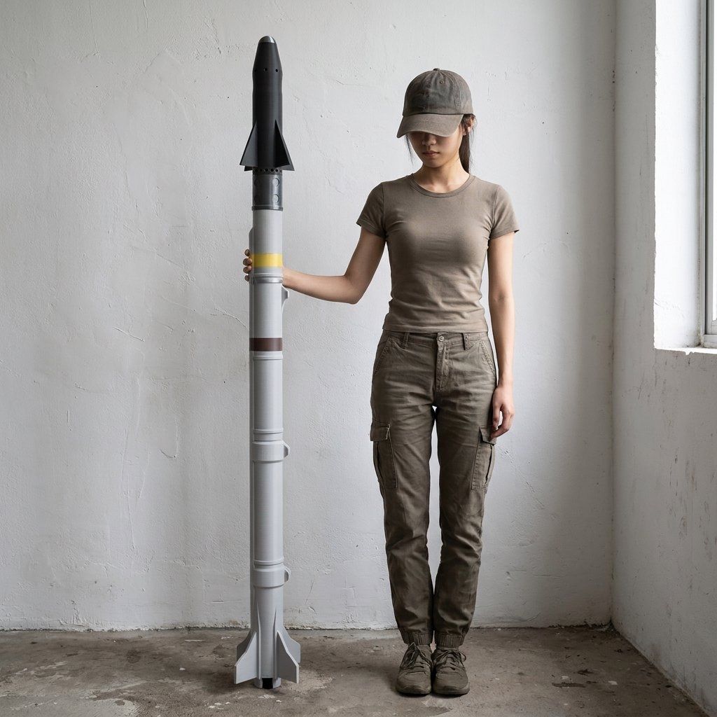 Modelo de Míssil AIM-9X Sidewi - Science Exhibition Models avaliação e preço